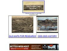 Tablet Screenshot of menotomymaps.com